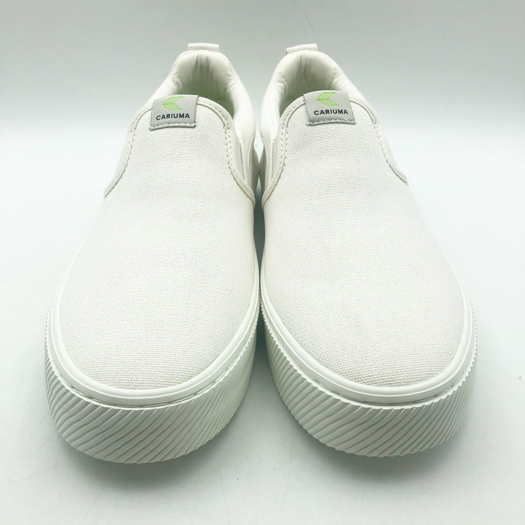 Cariuma Women's Slip-On Canvas Sneakers Size 9 Off White Casual Shoes NIB