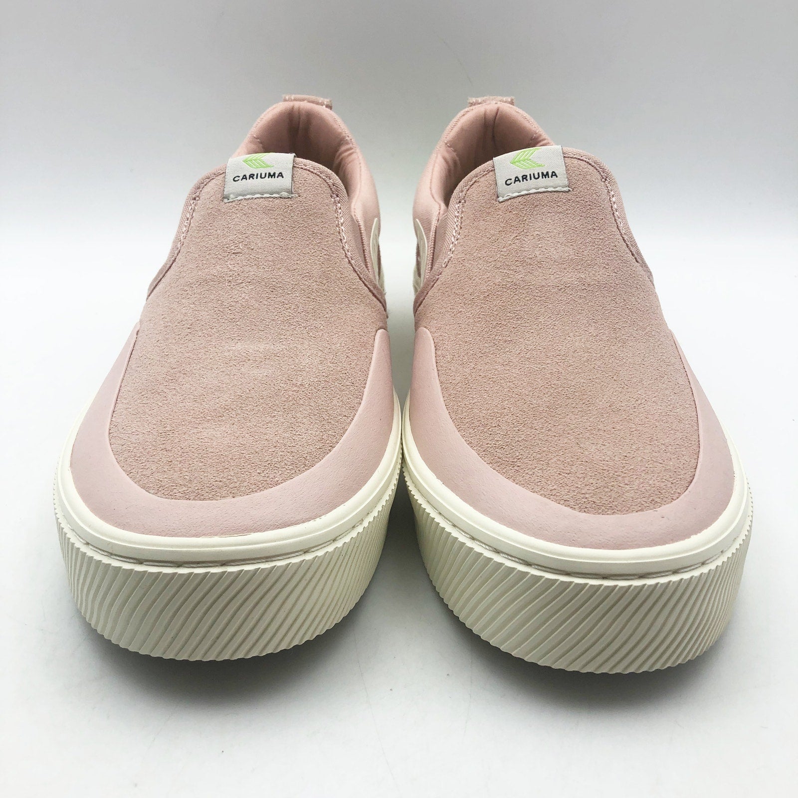Cariuma Womens Skate Pro Slip On Sneakers Size 7 Rose Pink Suede NIB