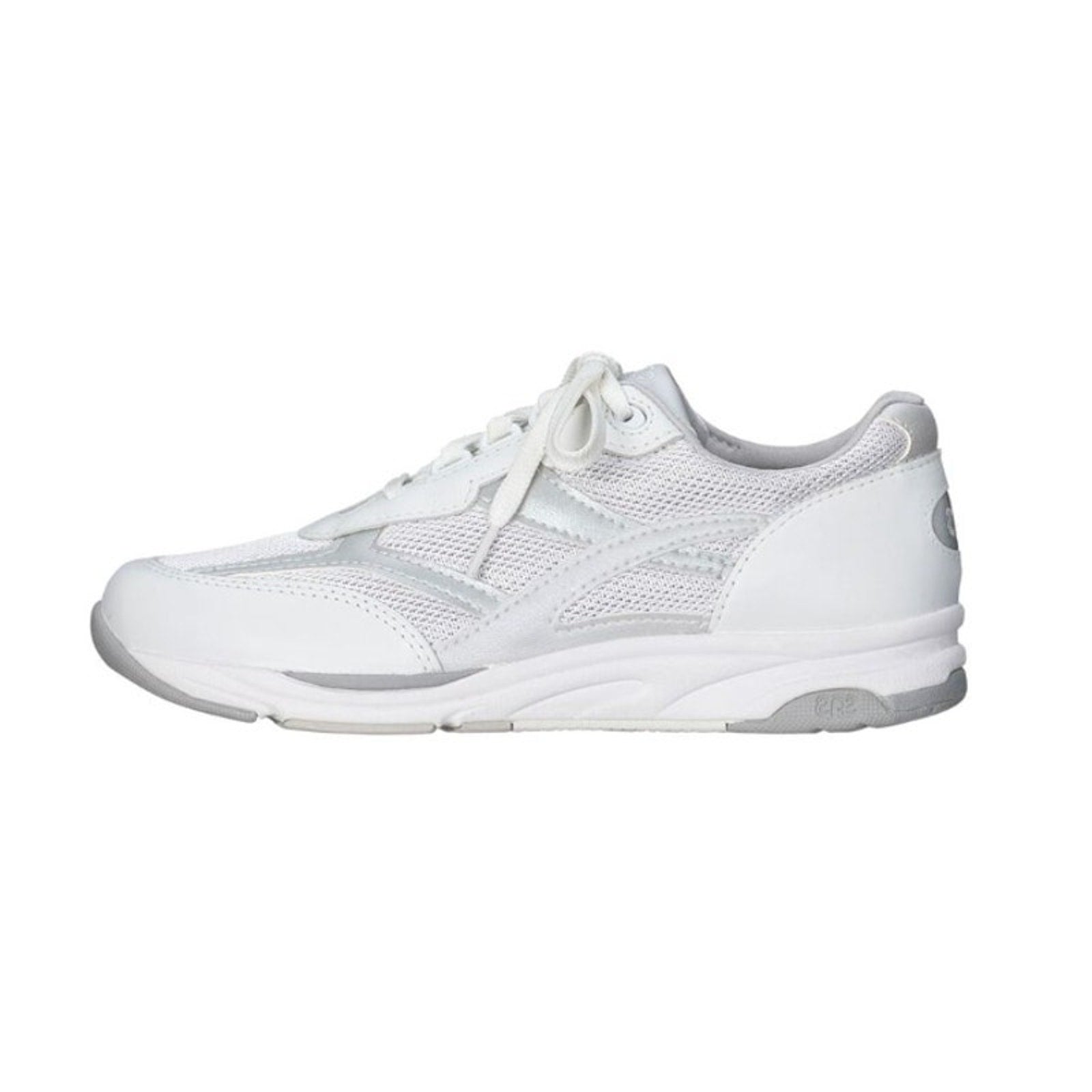 SAS Womens Tour Mesh Comfort Walking Sneaker US 11 Narrow Silver Leather NIB