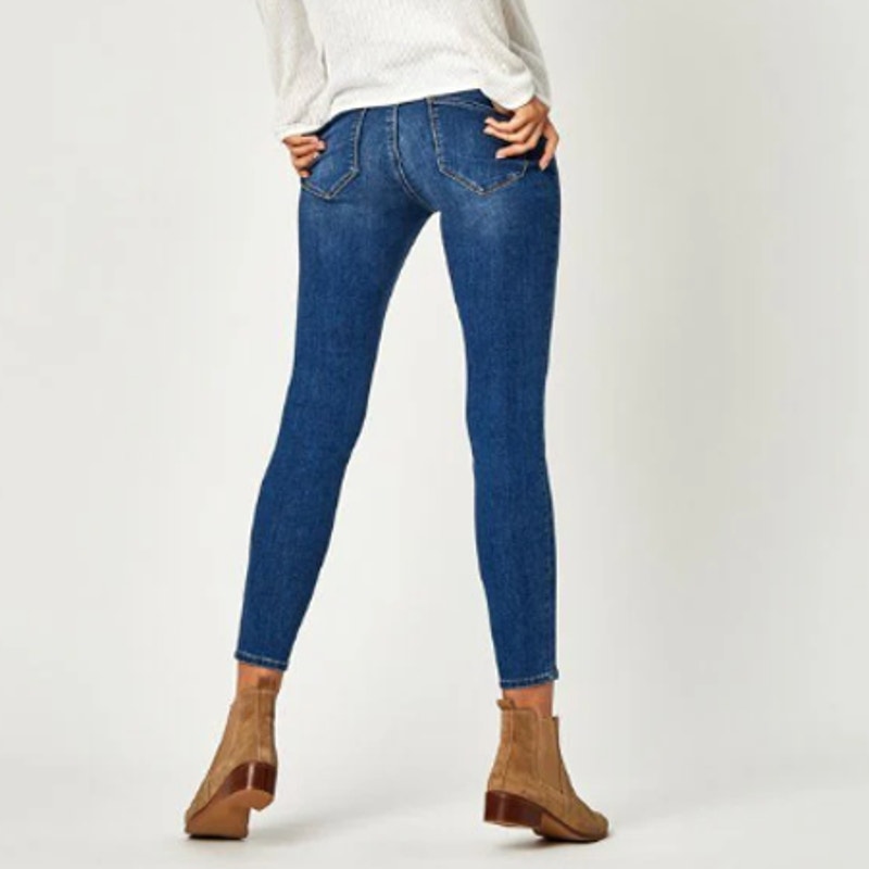 MAVI Womens Adriana Ankle Jeans Size 25 Blue Mid Rise Super Skinny Supersoft NWT