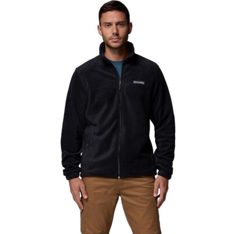 COLUMBIA Men's Granite Mountain Fleece Jacket XL Black Full Zip NWT