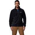 COLUMBIA Men's Granite Mountain Fleece Jacket XL Black Full Zip NWT