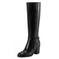 Easy Spirit Womens Eflex Imani Knee High Boots US 8.5 Black Leather NWOB