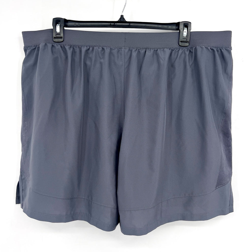 UNDER ARMOUR Men's UA Launch 2-in-1 Athletic Shorts 3XL Gray 7" Inseam NWT