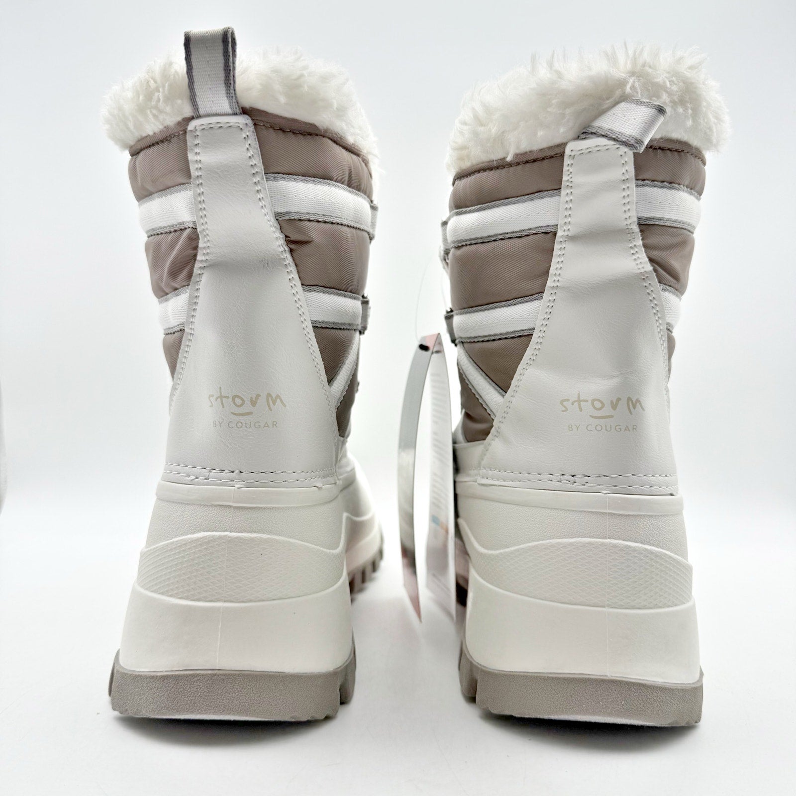 Storm by Cougar Womens Fresno Snow Boots US 11 EU 42.5 White Waterproof NIB
