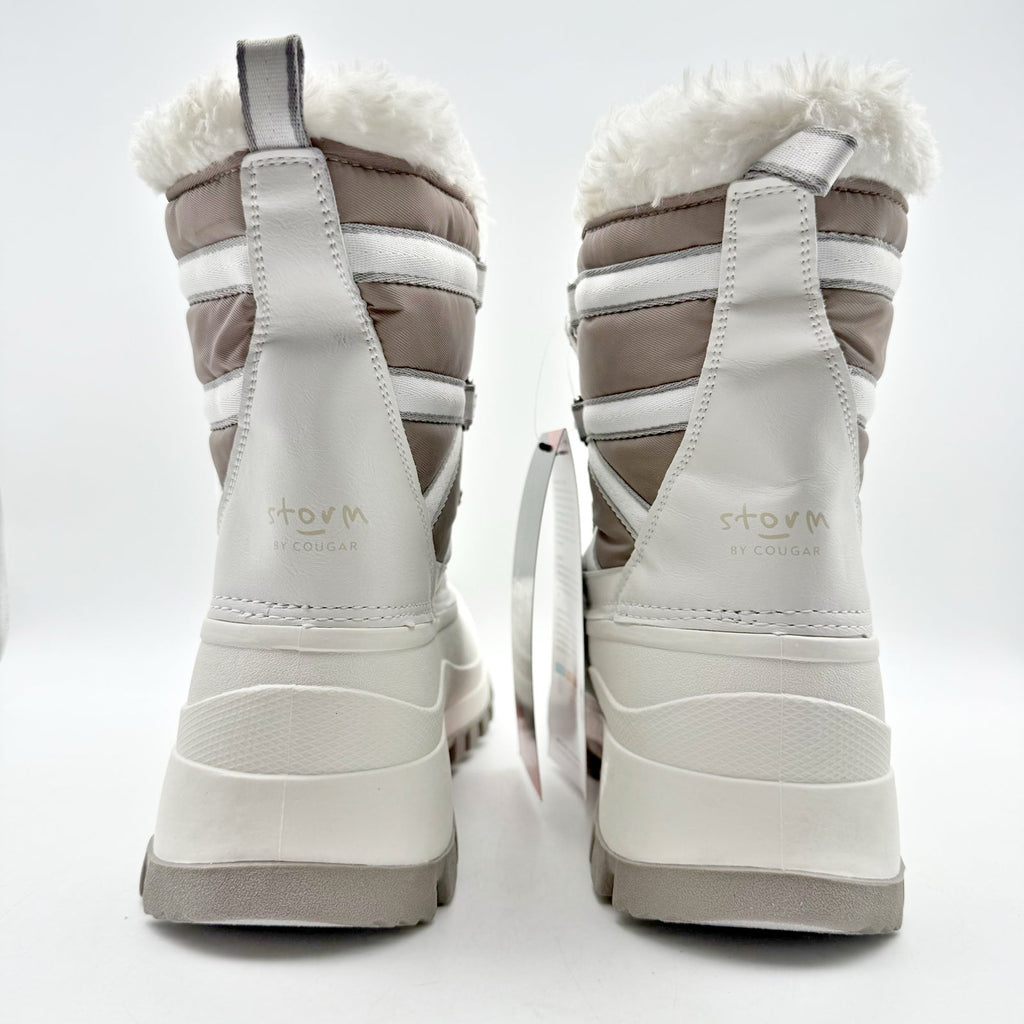 Storm by Cougar Womens Fresno Snow Boots US 11 EU 42.5 White Waterproof NIB