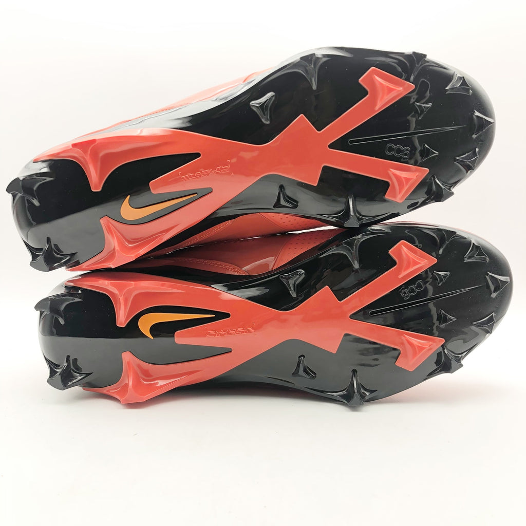 Nike Mens Alpha Menace 4 Pro NRG Molded Football Cleat Size 13 Orange Black NWOB