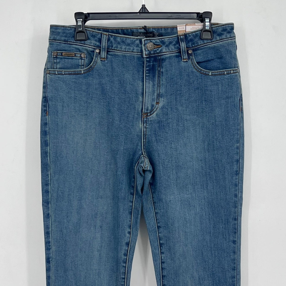 PRANA Womens Sienna Skinny Jeans Size 12 31x31 True Blue Stretch Mid Rise NWT