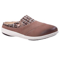 SPENCO Women's Nuevo Harvest Siesta Mule Size 9 WIDE Fossil Brown Leather NIB