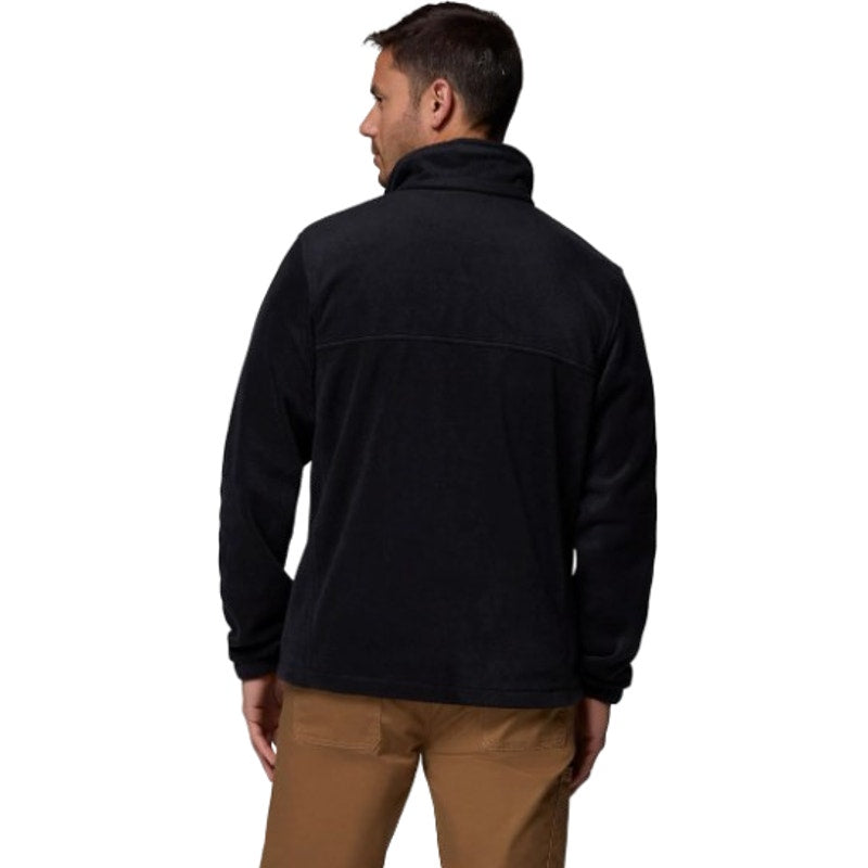 COLUMBIA Men's Granite Mountain Fleece Jacket XL Black Full Zip NWT