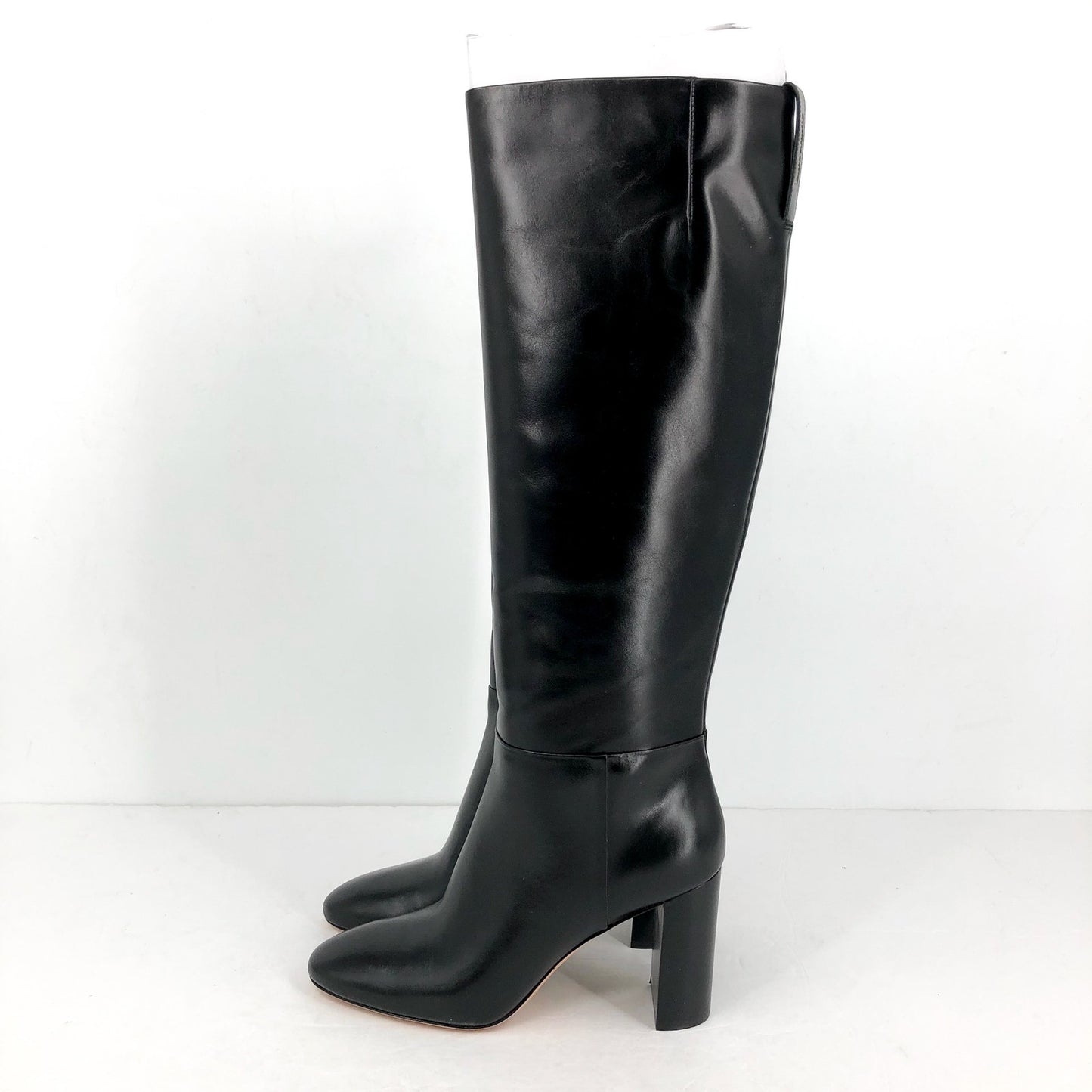 KATE SPADE Women's Colby Tall Boots Size 9B EU 39.5 Black Leather