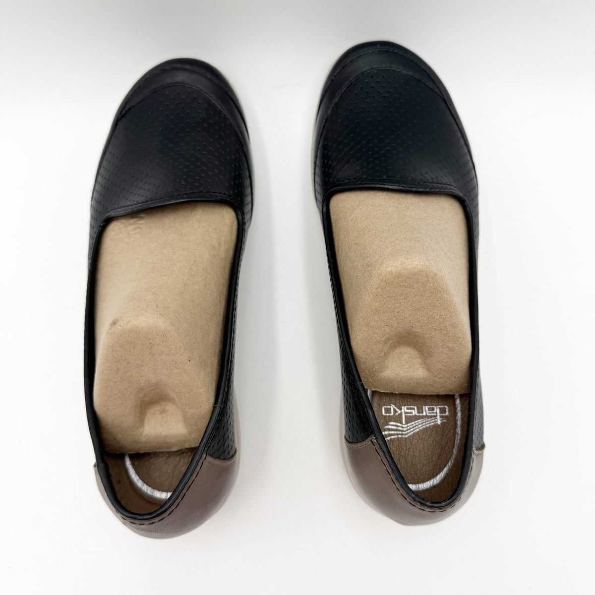 Dansko Womens Marjorie Casual Loafers EU 36 US 5.5-6 Black Leather NIB