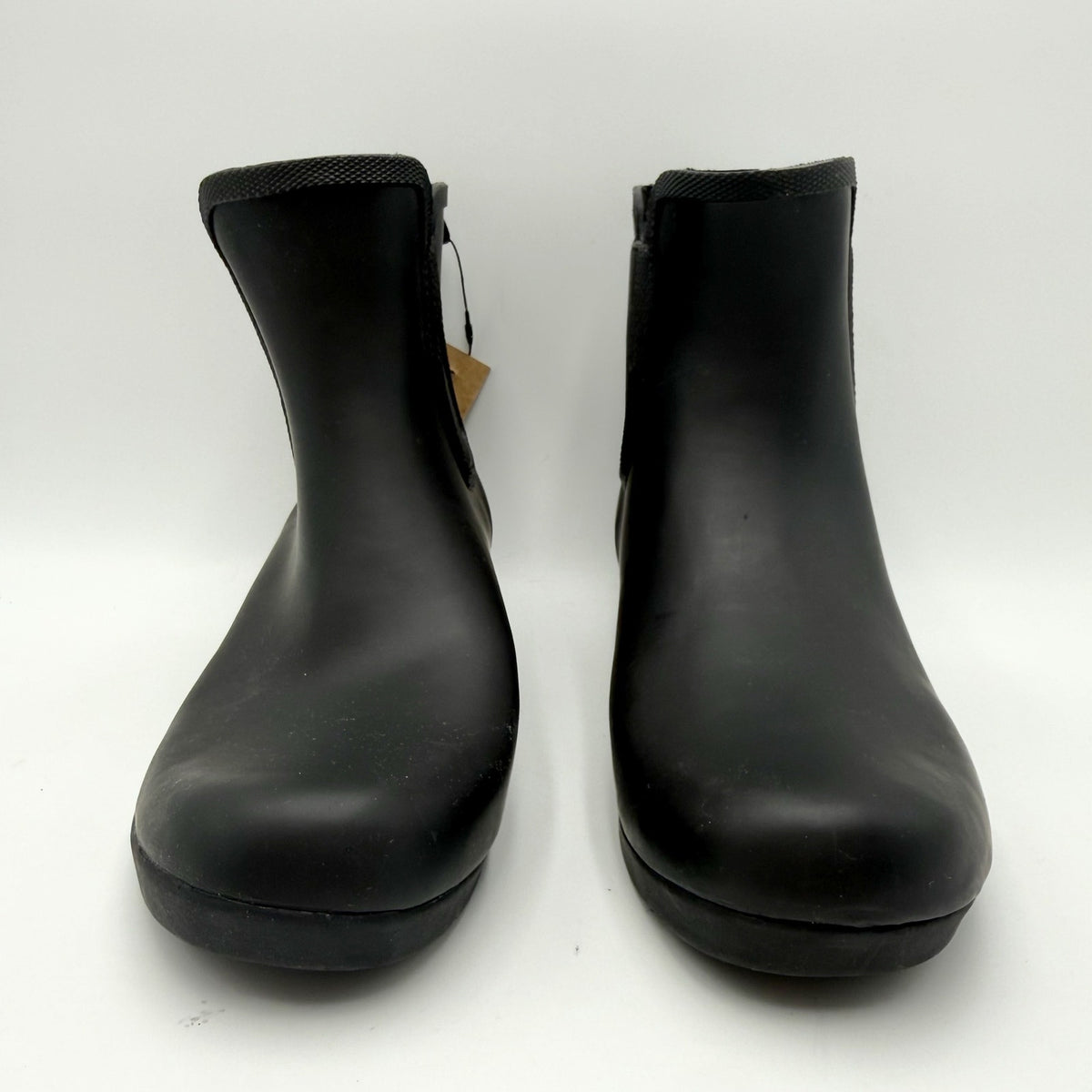Chooka Womens Eastlake Chelsea Rain Ankle Boots Size 6 Black Waterproof NWT
