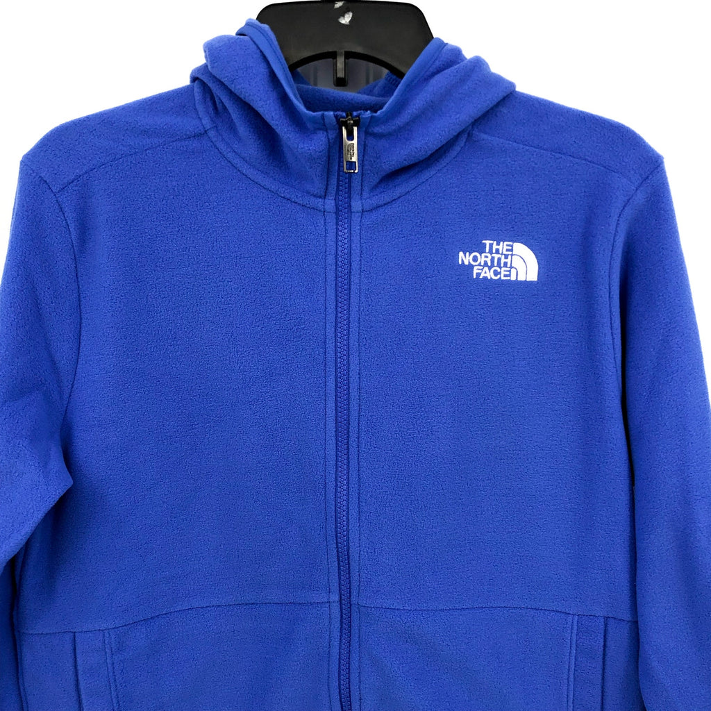 THE NORTH FACE Teen Glacier Full Zip Hooded Jacket XL Solar Blue Outdoor NWT