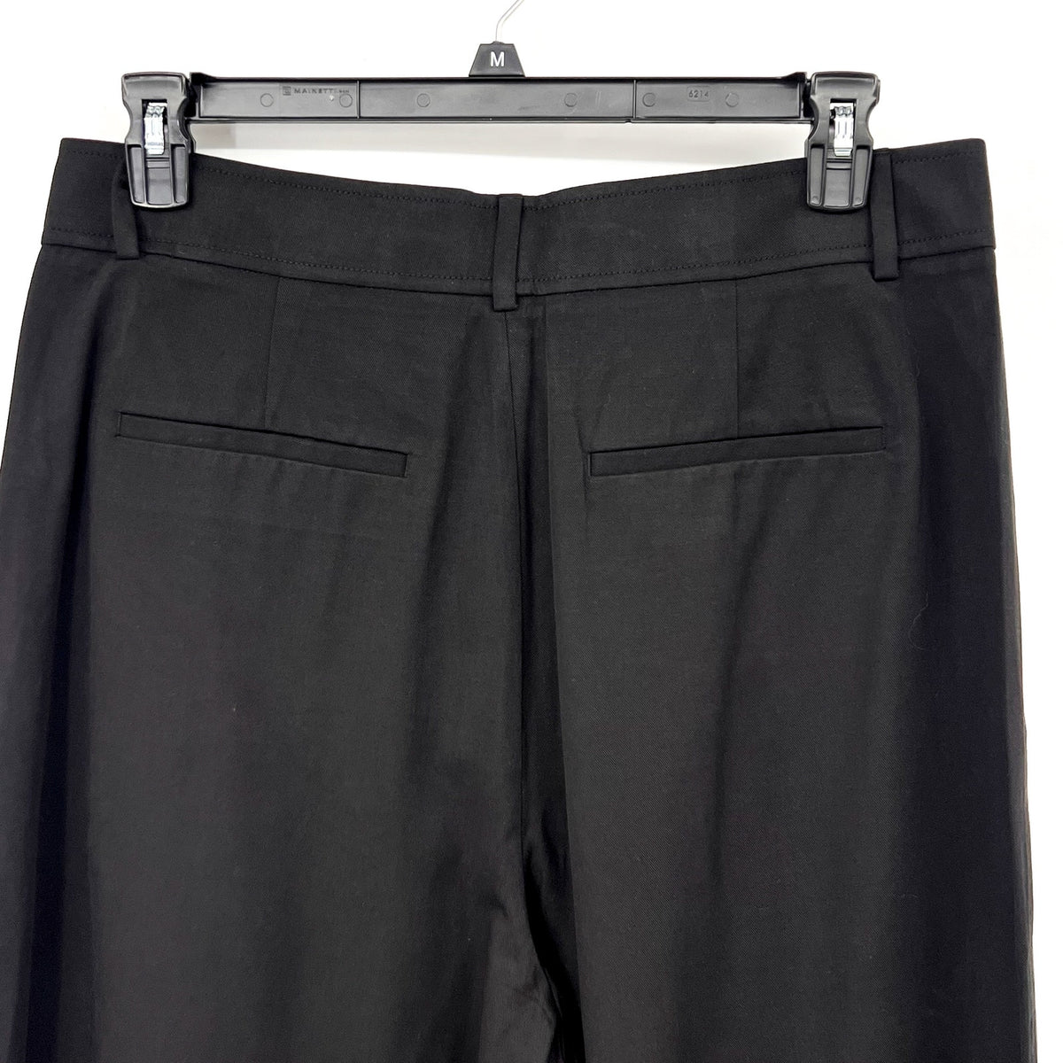 Everlane Womens The Way-High Drape Pants Size 14 30" Inseam Pleated Black NWT