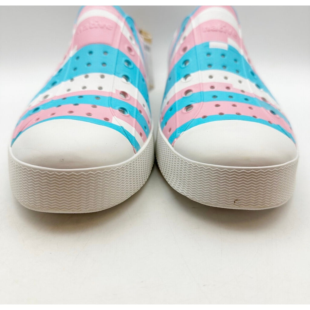 Native Mens Jefferson Slip On Shoes Size 10 White Multicolor EVA Waterproof NWOB