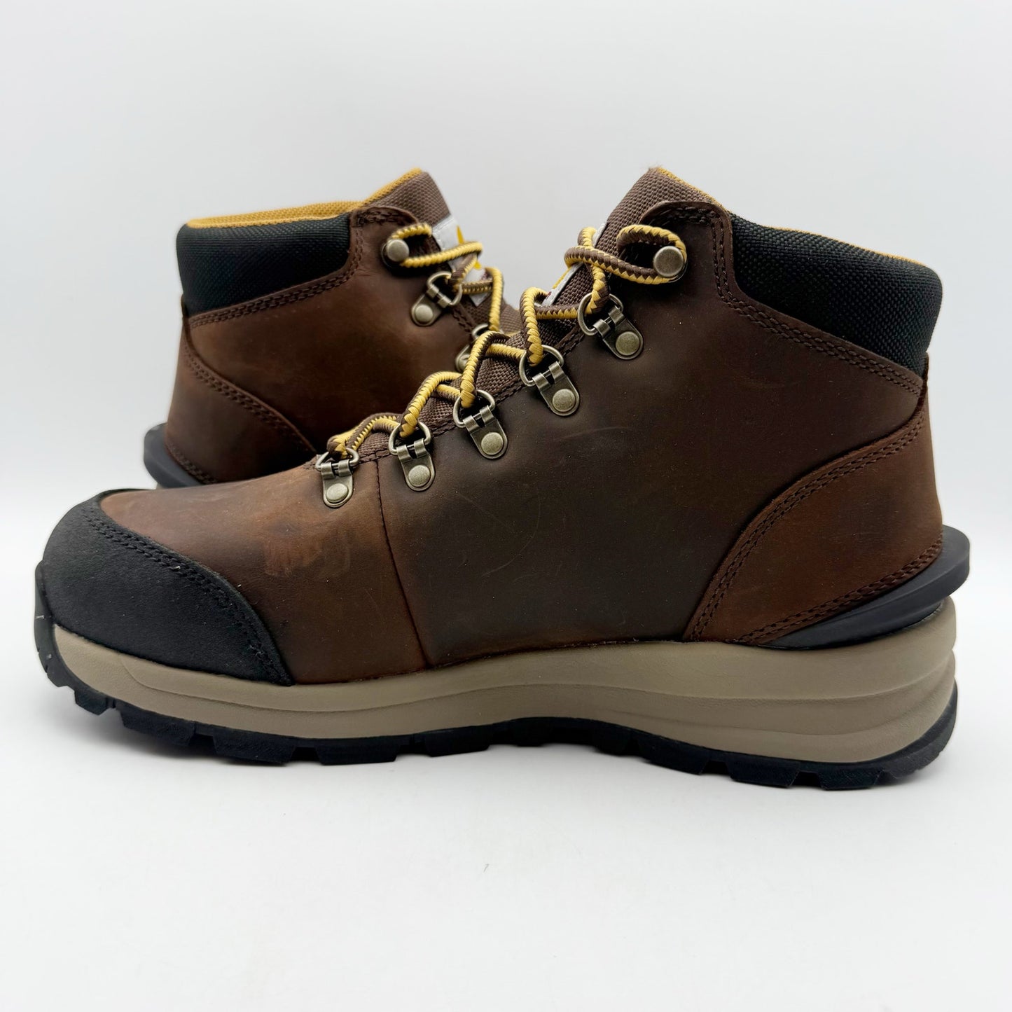 Carhartt Mens Gilmore 5" Work Boots US 8.5 Wide Brown Alloy Toe Waterproof NIB