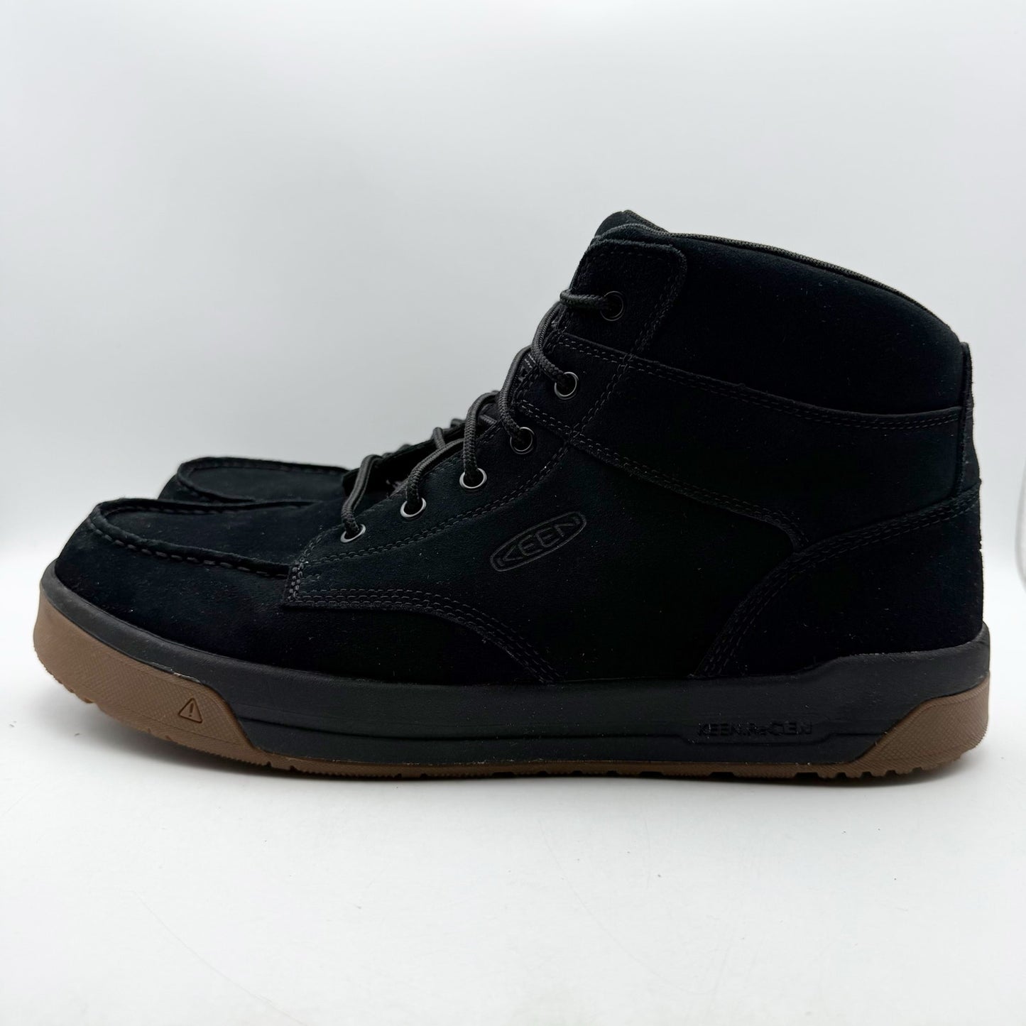 Keen Utility Mens Gibson Boots US 15 Wide EU 48 Black Leather SR NWOB