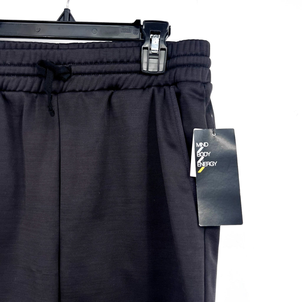 ZELLA Boys Pyrite Athletic Pull-On Shorts XL 14-16 Black Drawstring NWT