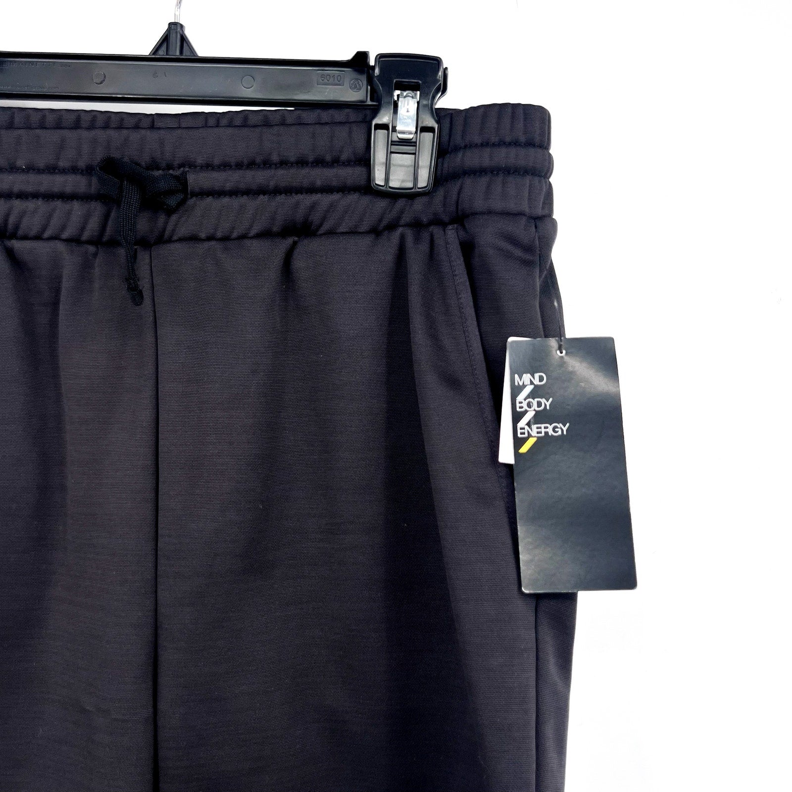 ZELLA Boys Pyrite Athletic Pull-On Shorts XL 14-16 Black Drawstring NWT