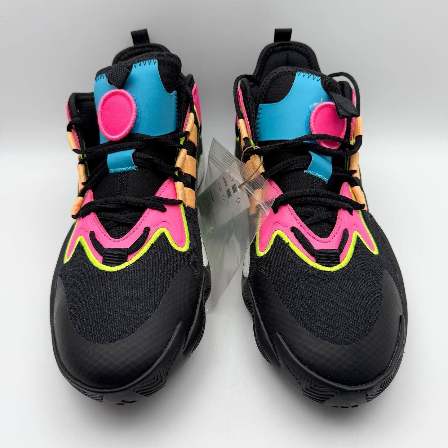 Adidas BYW Select Basketball Shoes Mens 10 Womens 11 Black Orange Athletic NIB