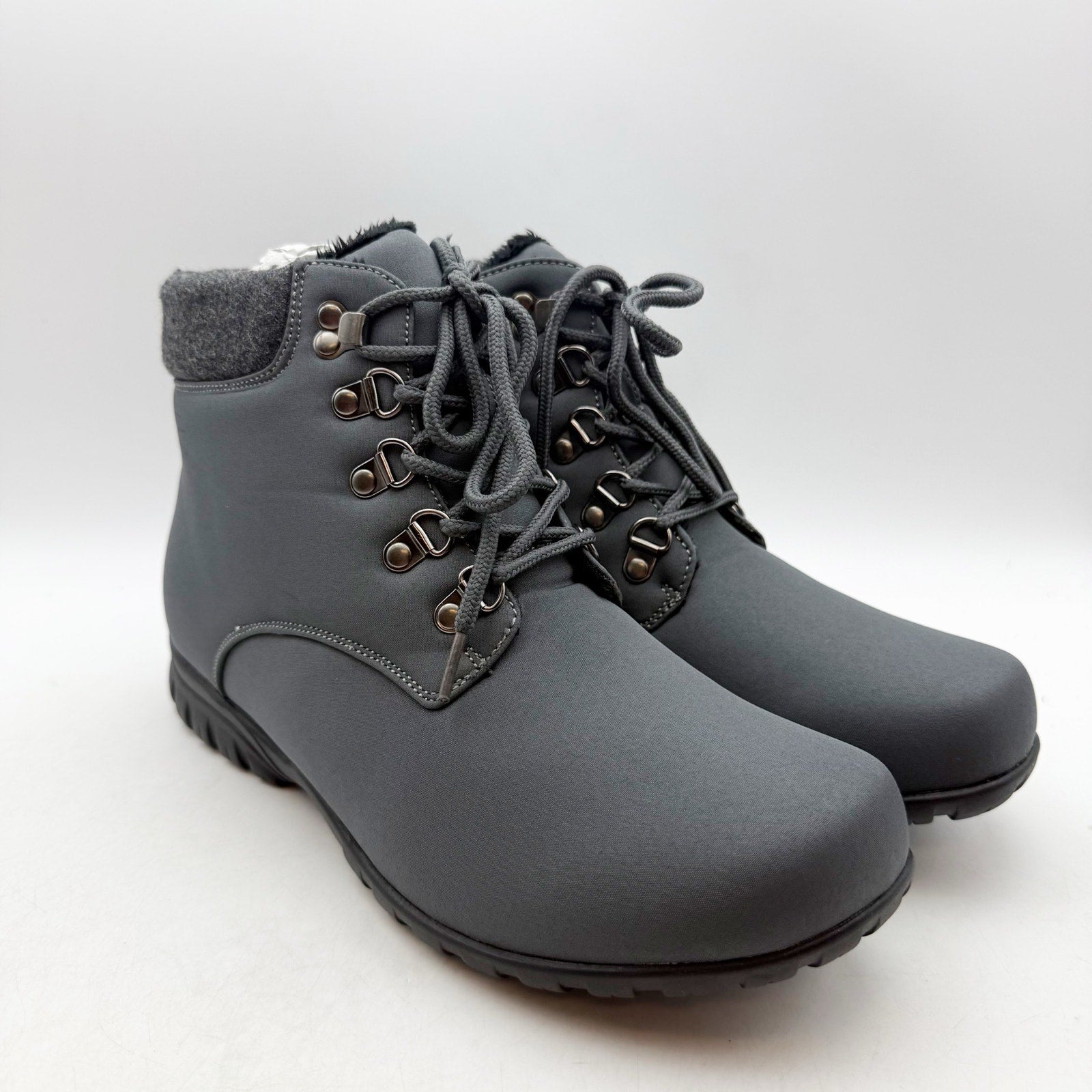 Propet Womens Dani Ankle Boots Size 9.5 M Grey Water Resistant Insulated NIB