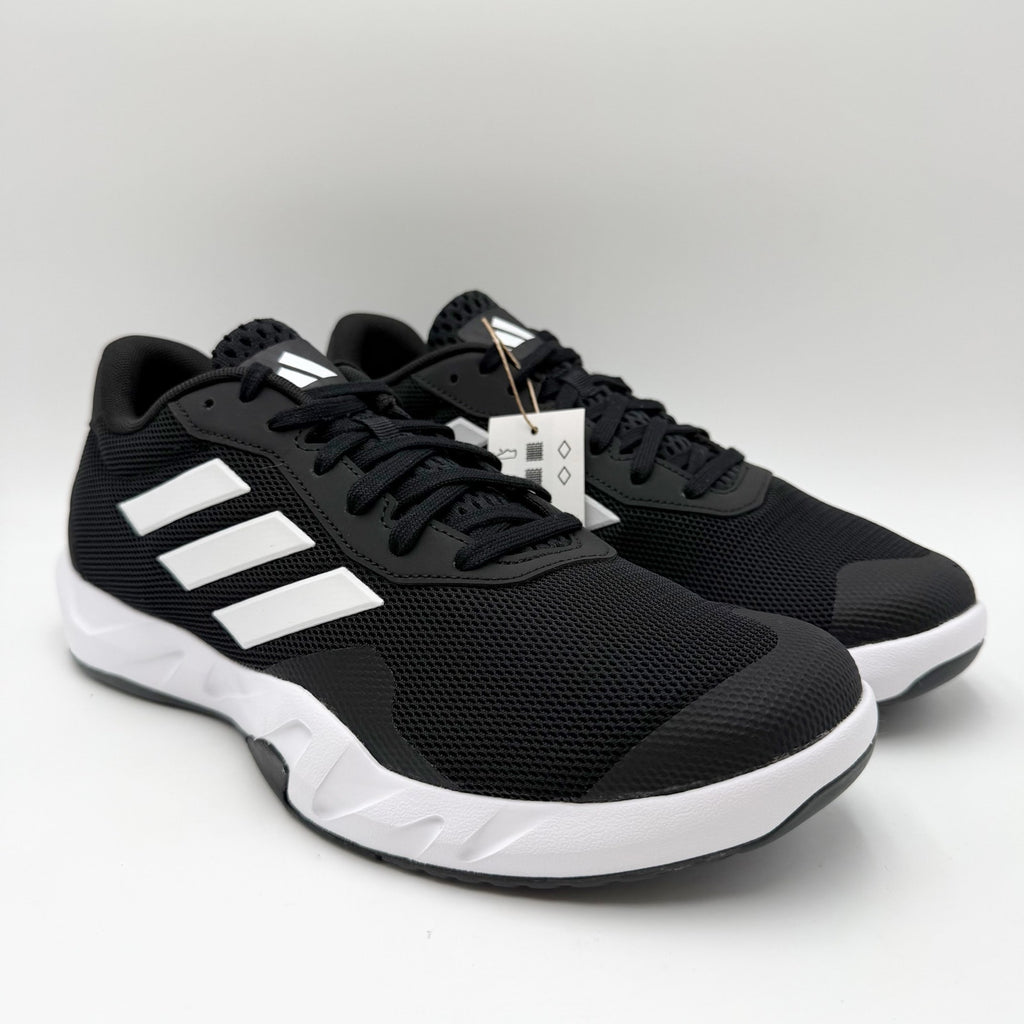 Adidas Mens Amplimove Trainer Athletic Shoes Size 9.5 Black White NIB