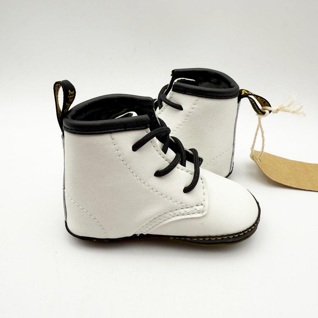 Dr. Martens Infant/Toddler 1460 Crib Bootie US 3 EU 18 White Leather NIB