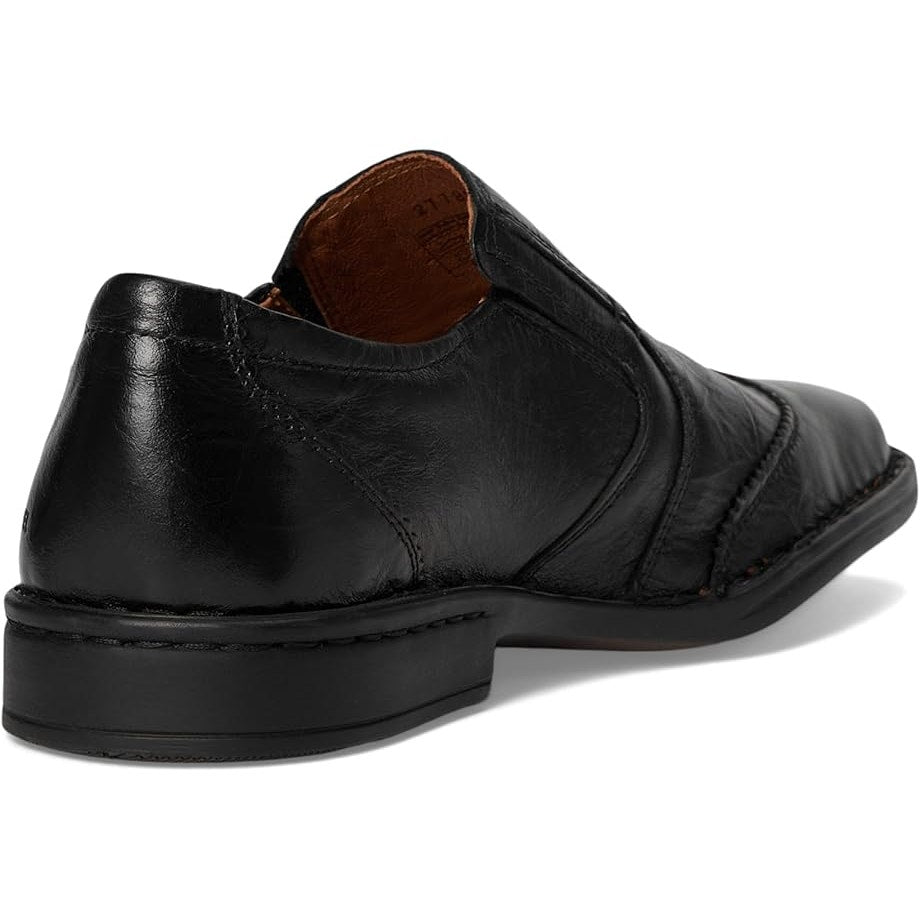 Josef Seibel Mens Douglas Loafers EU 43 US 9.5-10 Black Leather Slip on NWOB