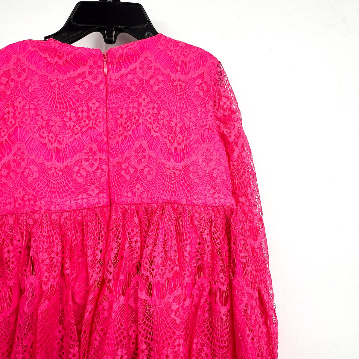 BARDOT Baby Gertrude Lace Dress 24 Months Pink Long Sleeve NWT