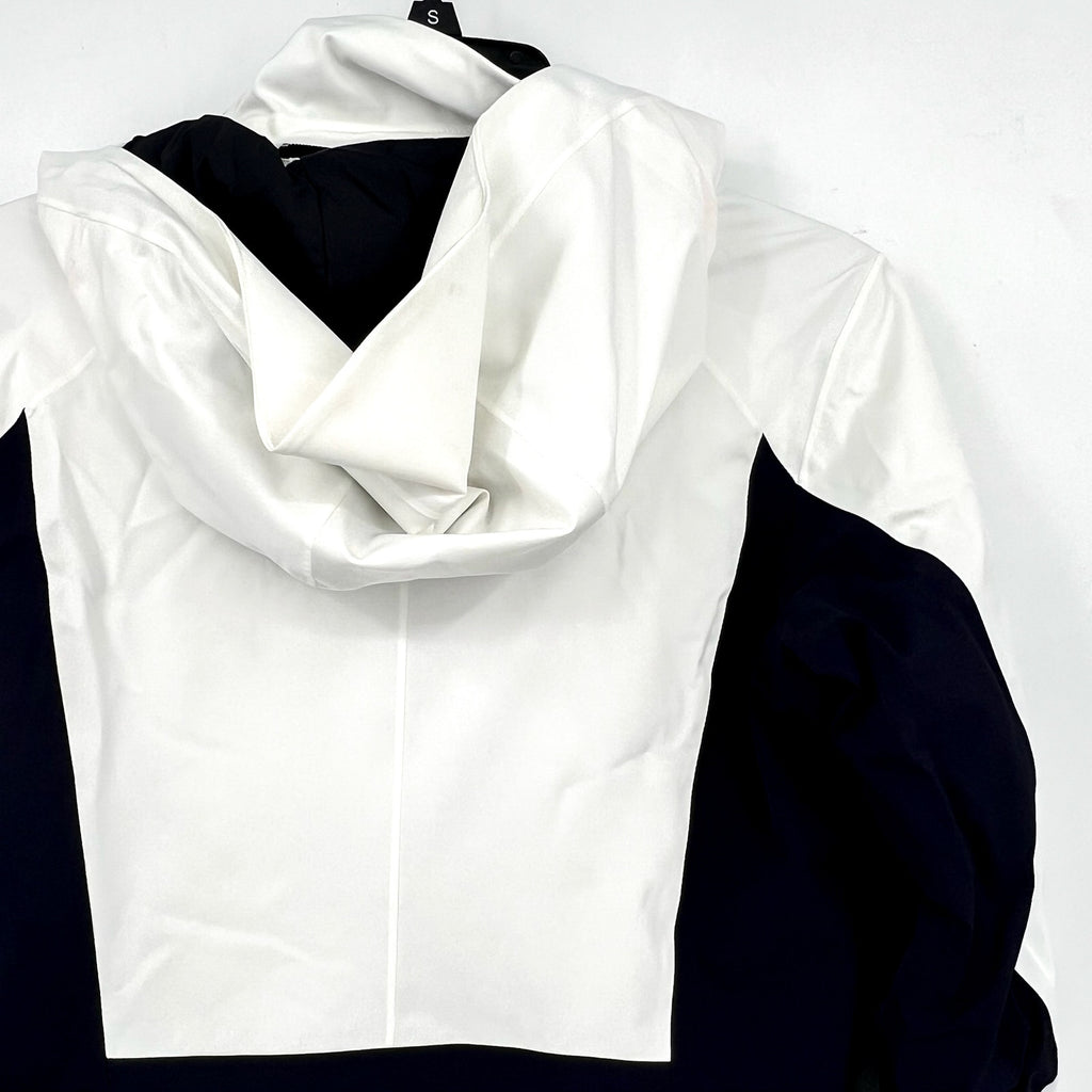 BOGNER Women's Dalya Hooded Two Tone Ski Jacket US 4 Small Off White WP NWOT