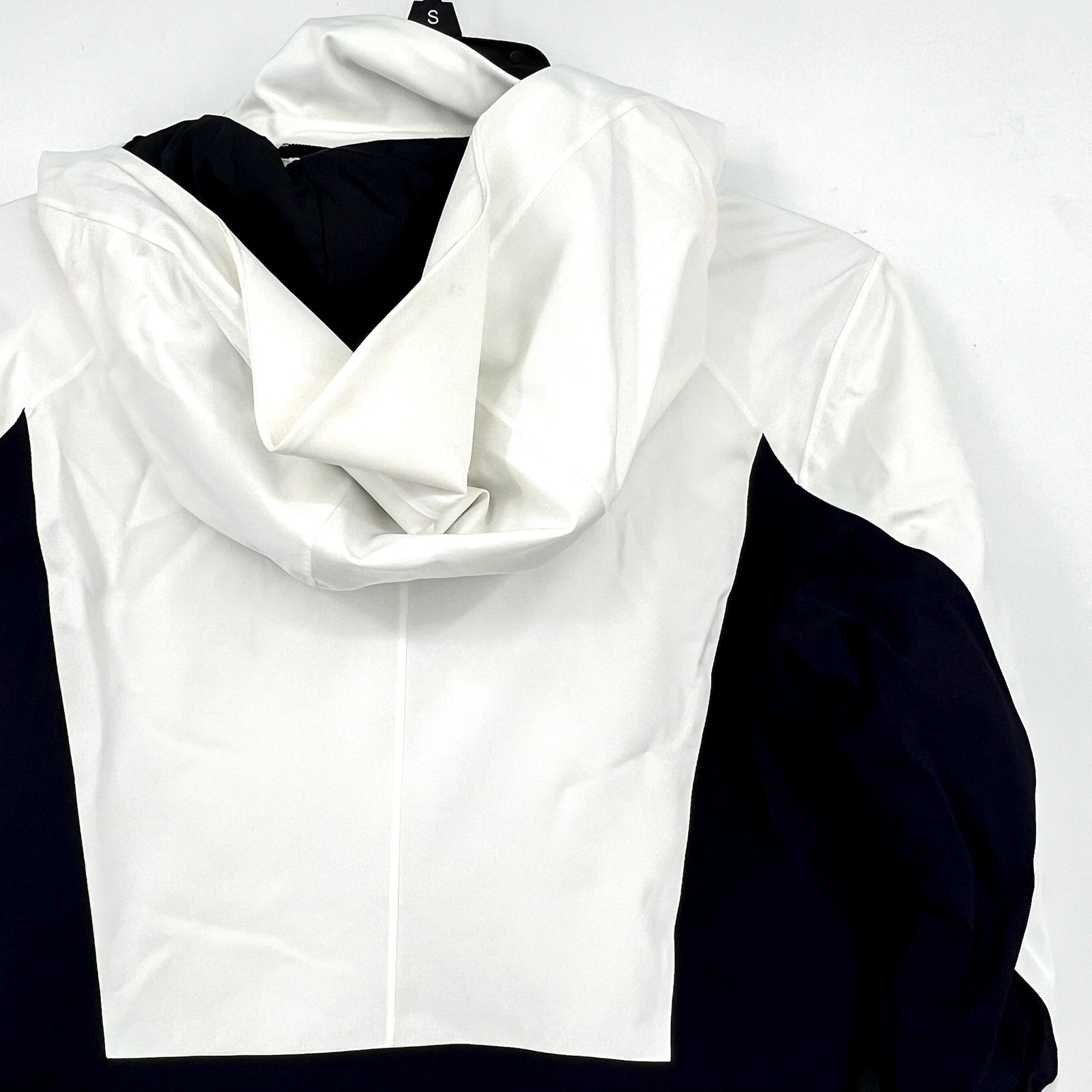 BOGNER Women's Dalya Hooded Two Tone Ski Jacket US 4 Small Off White WP NWOT