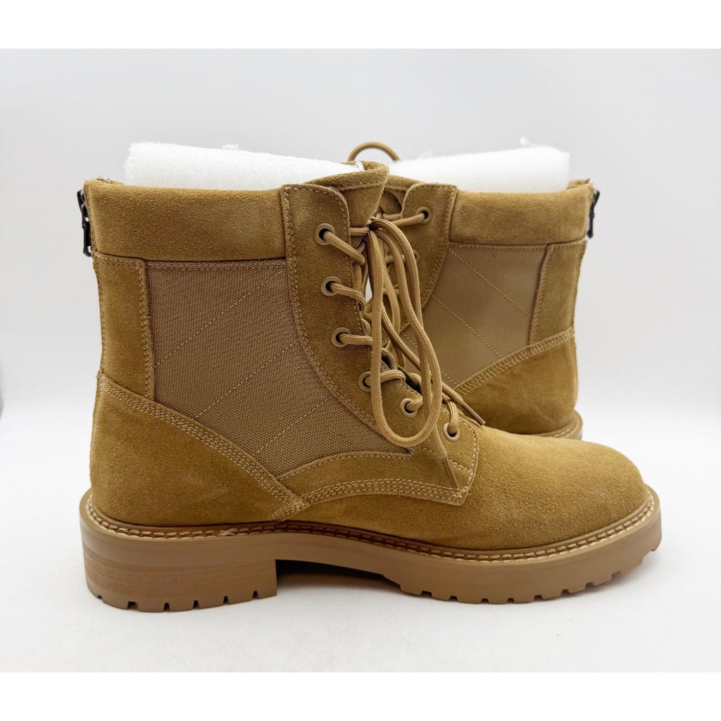 Saint Morta Mens Legion Ankle Combat Boots Size 8 EU 42 Camel Tan Suede NIB