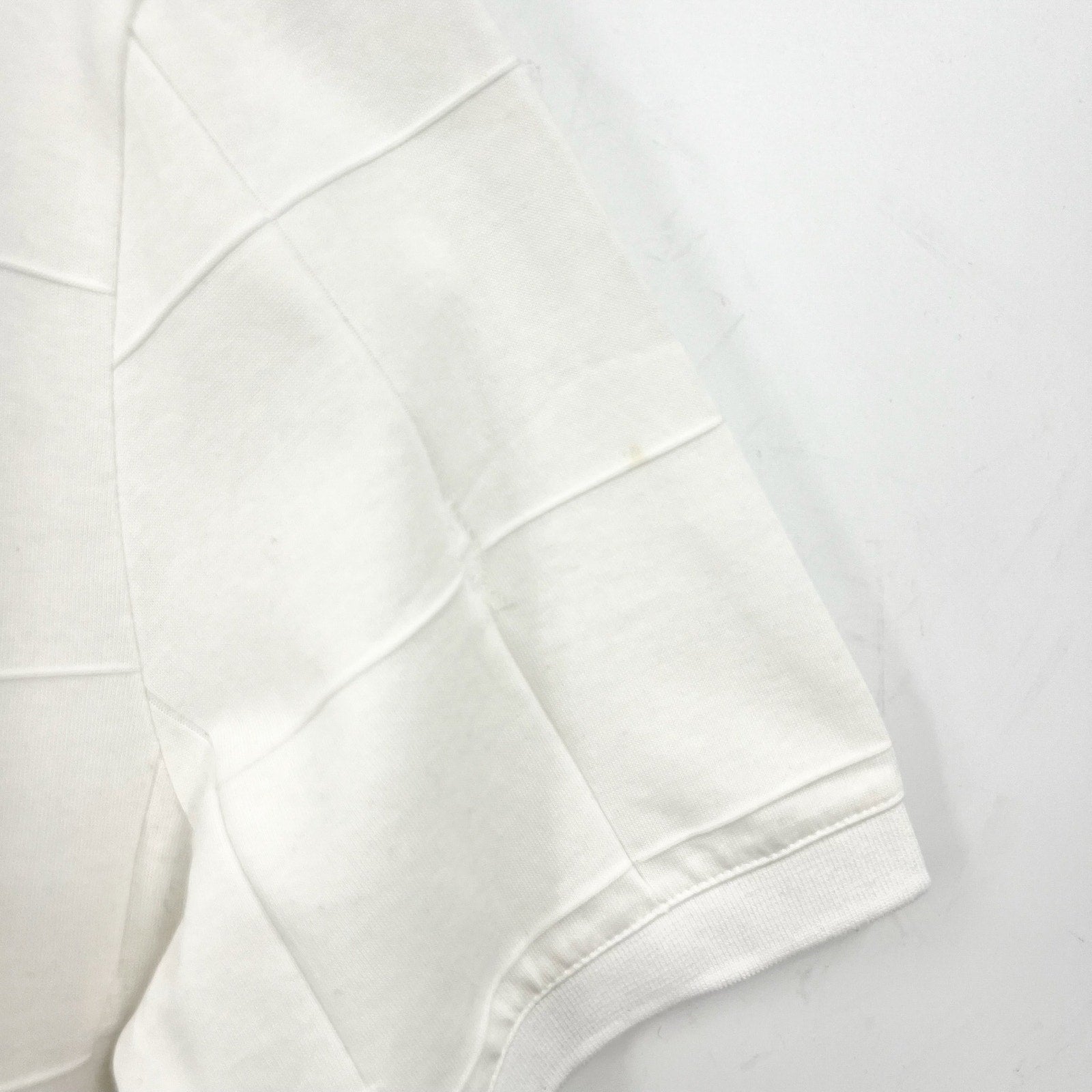 ARMANI EXCHANGE Men's Jacquard Short Sleeve Polo Shirt Large White 1116 NWT