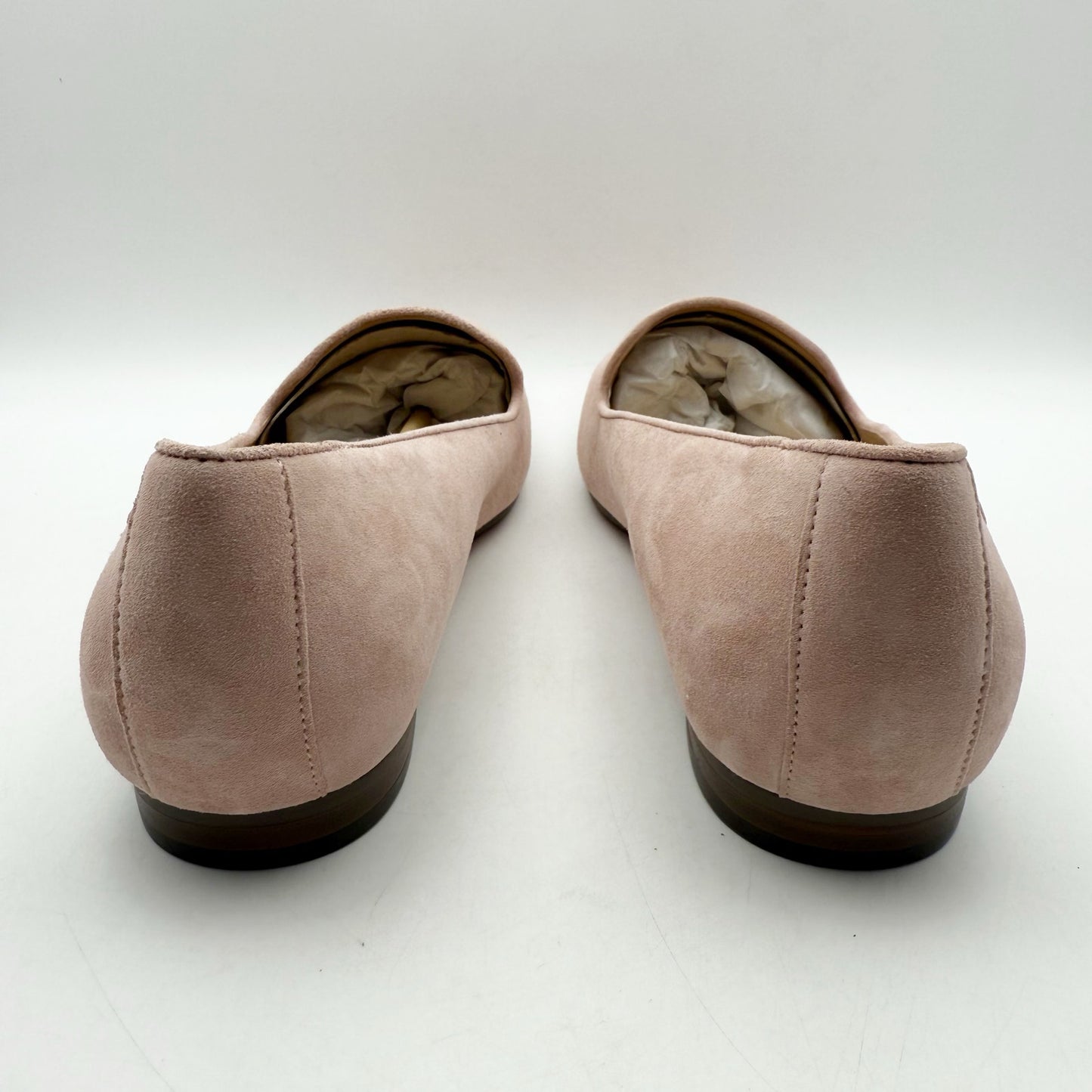 Vionic Womens Willa ll Flat Loafers US 13 EU 45 Pink Suede Slip On NWOB