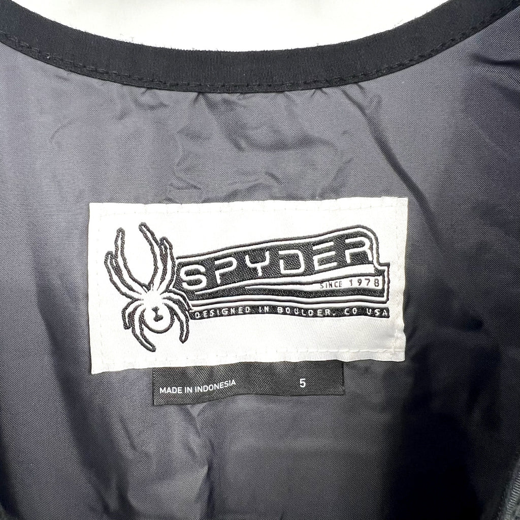 SPYDER Boys Expedition Insulated Ski Pants Size 5 Black & Vest Waterproof NWOT