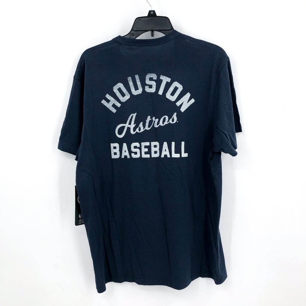47 BRAND Men's Houston Astros T-Shirt Large Atlas Blue Short Sleeve NWT