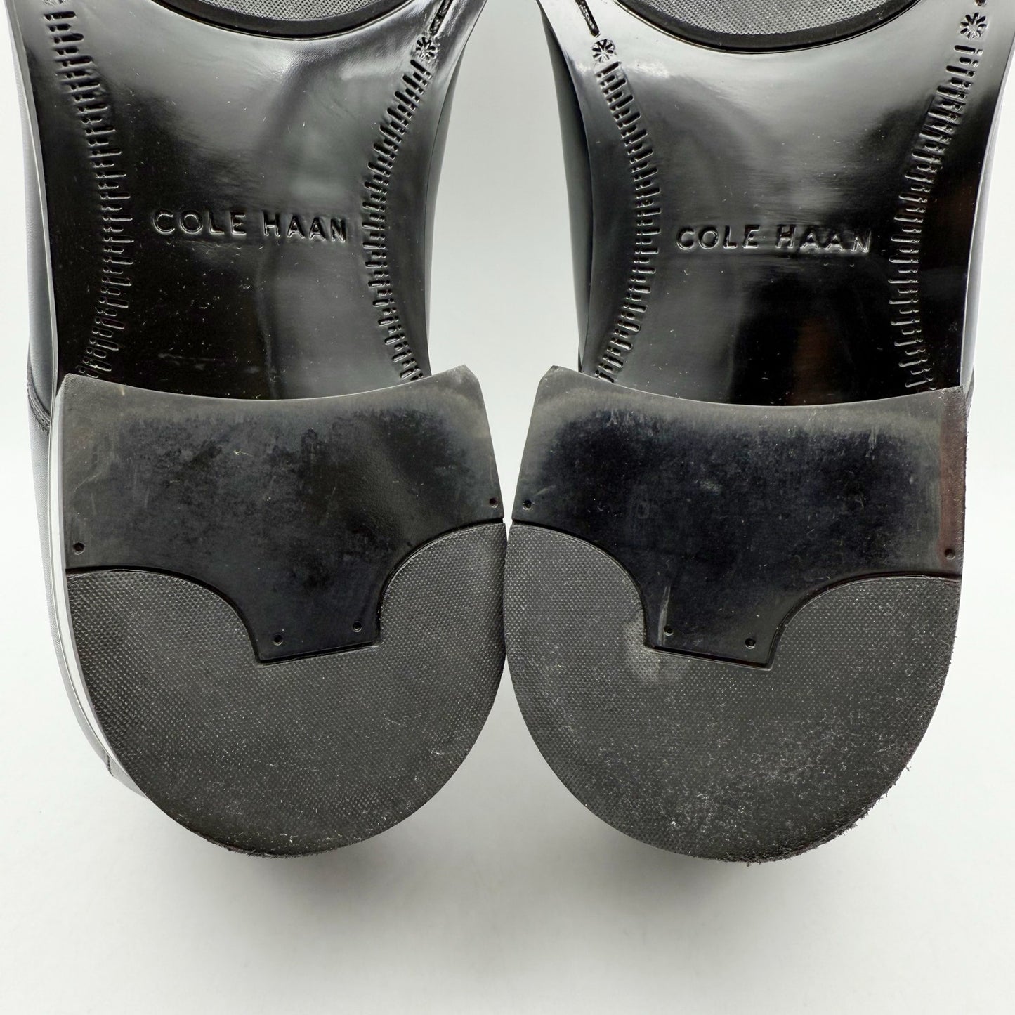 Cole Haan Mens Lenox Hill Cap Oxford Shoes US 11.5 Wide Black Leather NIB