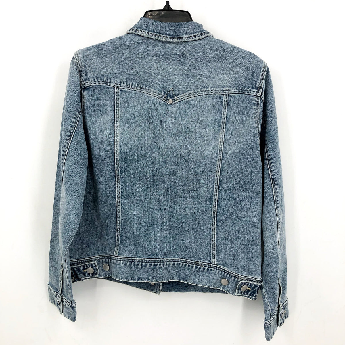 LIVERPOOL Women's Classic Trucker Jean Jacket Large Cabrillo Blue Denim NWT