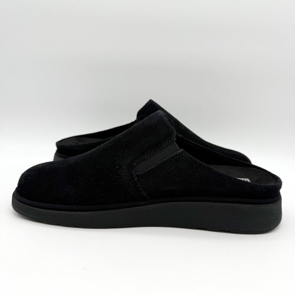 FitFlop Womens Gen-FF Elasticated Mules US 9 EU 41 Black Suede NIB