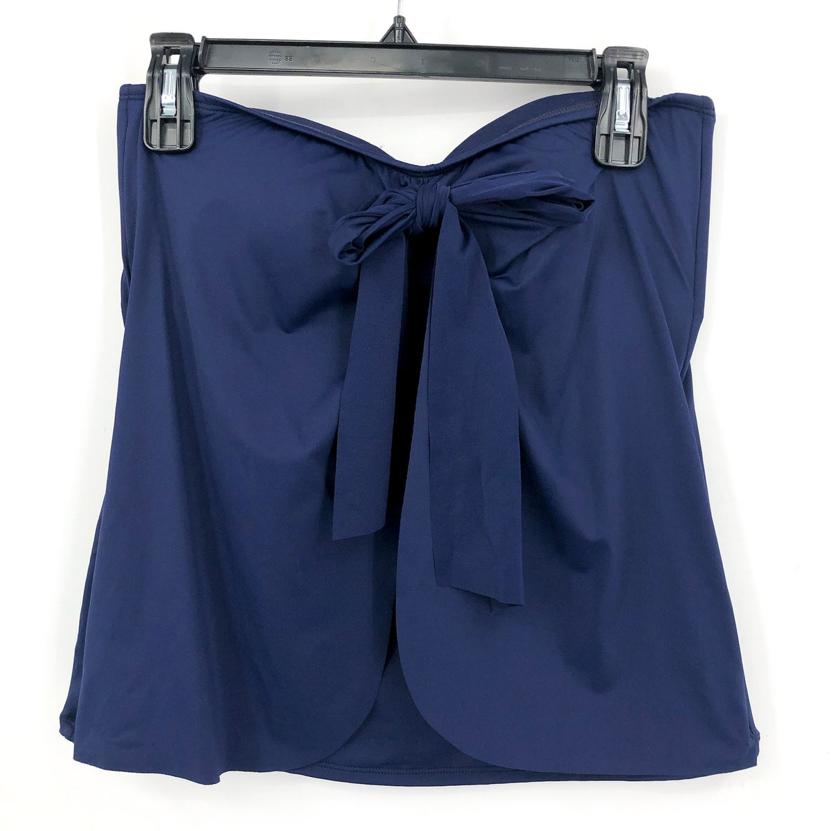 TOMMY BAHAMA Bandini Swim Top Small Navy Blue Pearl Sarong Strapless NWT