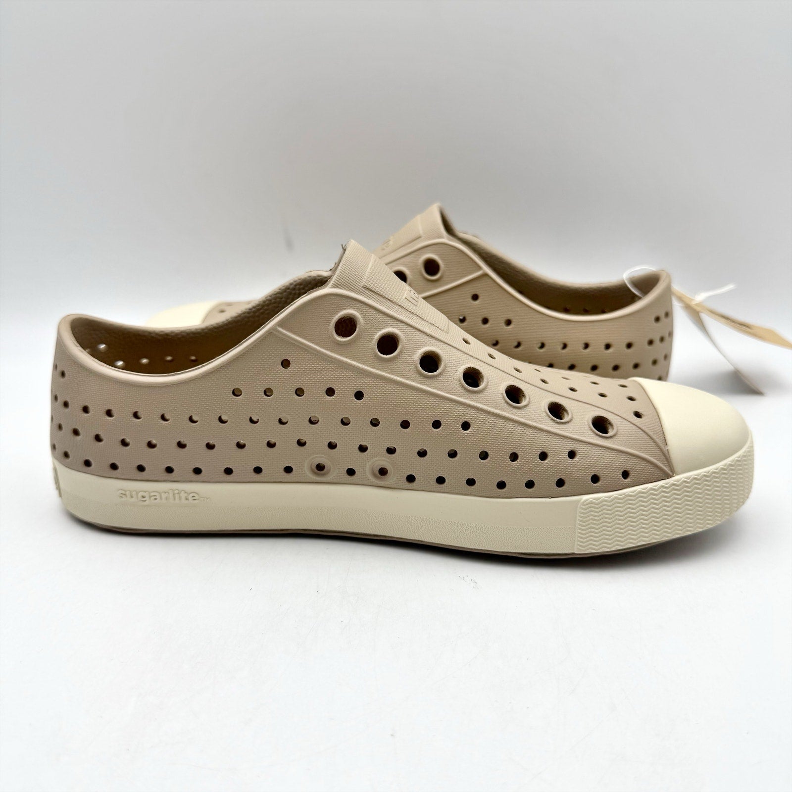 Native Unisex Jefferson Shoes Mens 3 Womens 5 Brown Tan EVA Slip On Sneakers NIB