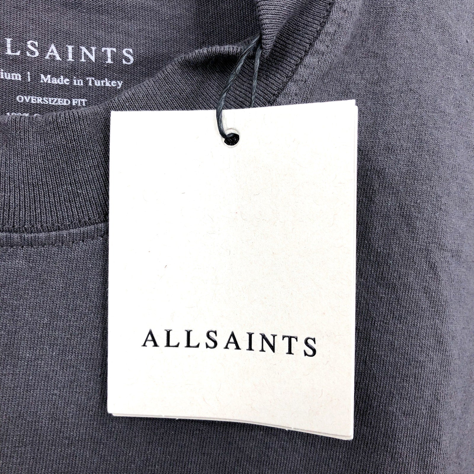 ALLSIANTS Men's Laser Crew T-Shirt Medium Skyline Grey Short Sleeve NWT