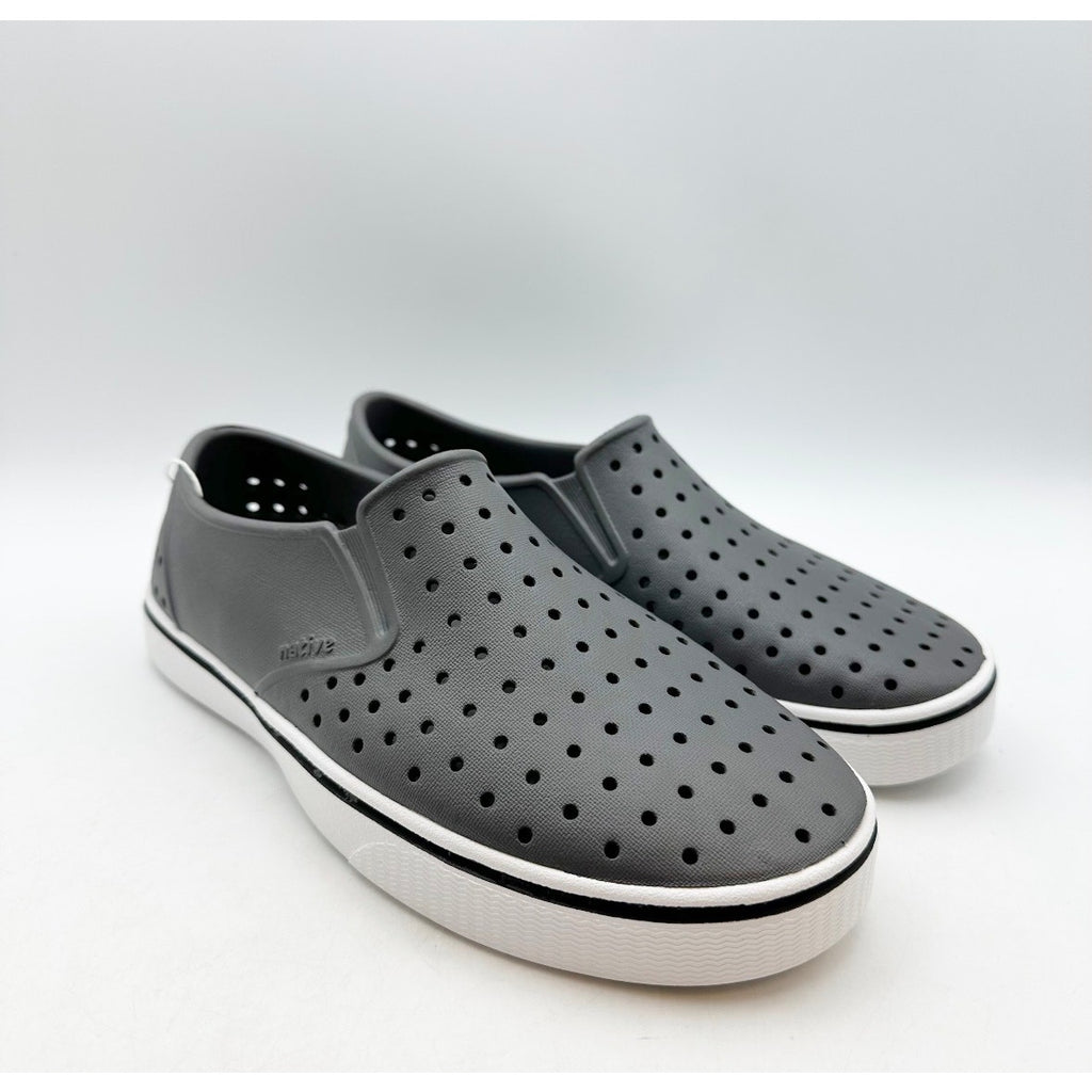 NATIVE Adult Miles Summer Sneaker Mens 5 Womens 7 Dublin Grey Shell White NWOB