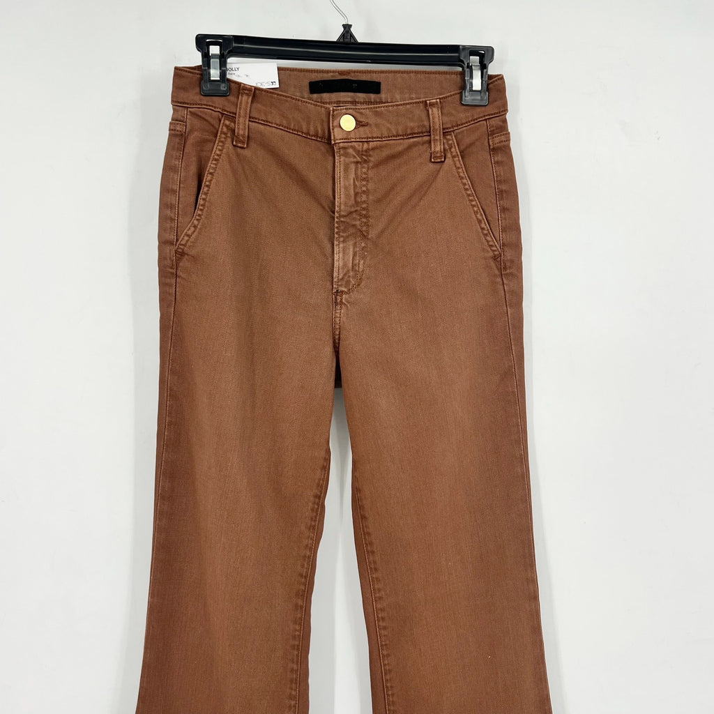 JOE'S JEANS The Molly High Rise Flare Jeans Size 26 US 2 Brown Walnut NWT