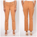 NYDJ Womens Margot Girlfriend Jeans Size 6 PETITE Rust Brown Straight Leg NWT