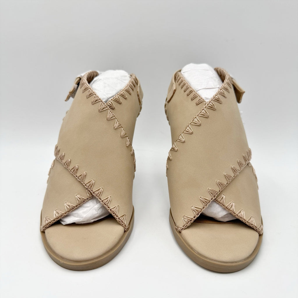 DV By Dolce Vita Womens Reanne Heeled Sandals Size 6 Tan NWOB