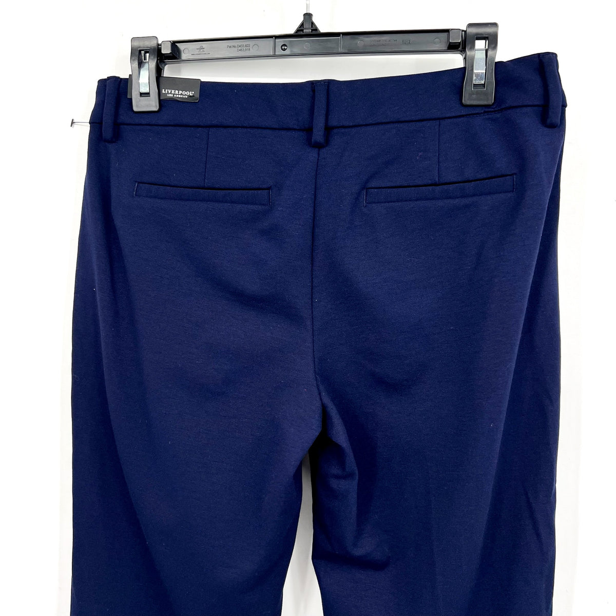 LIVERPOOL Womens Kelsey Knit Trousers Size 27 4 Petite Cadet Blue Ankle NWT