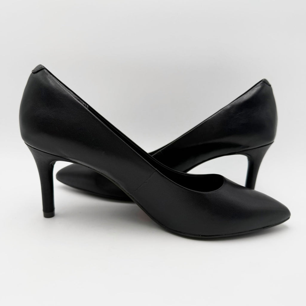 Rockport Womens Total Motion 75mm Pointy Toe Pumps Size 8.5 Black Heels NWOB
