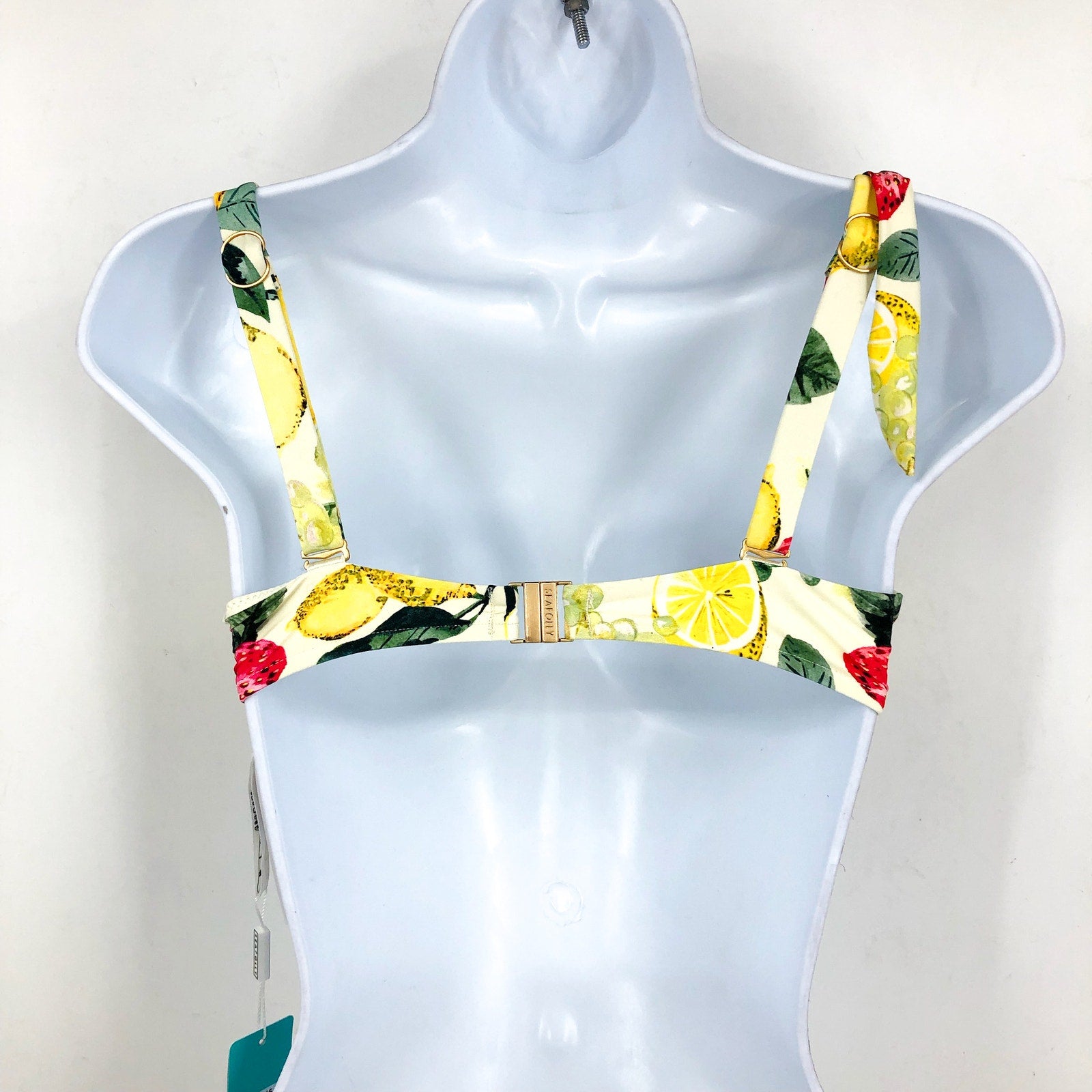 SEAFOLLY Wrap Front Bralette & Bikini Bottom Set 4(Top) 2(Bottom) Lemoncello NWT